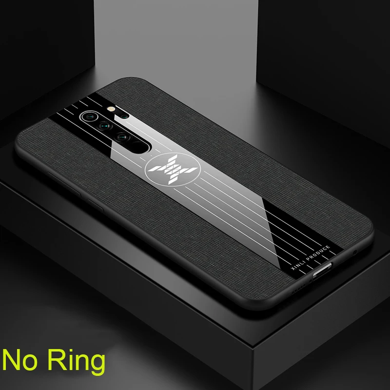 Black No Ring For Xiaomi Redmi Note 8 Pro Case Matte Cover For Xiomi Xiaomi Redmi Note 8 Note8 Shockproof Phone Case Magnetic Ring Holder - Цвет: Black No Ring