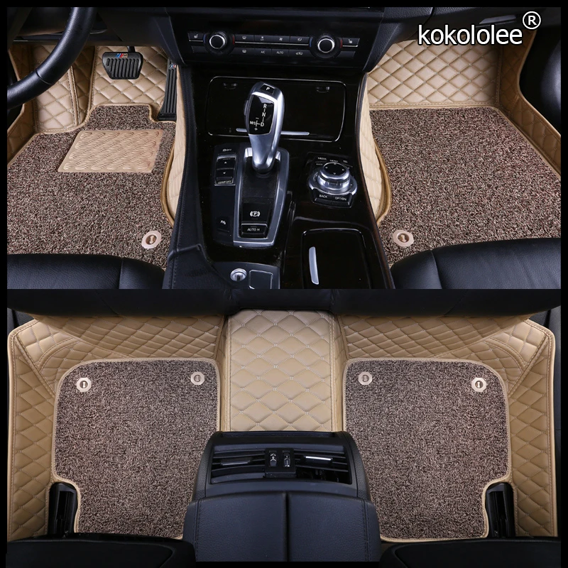 

kokololee Custom car floor mats for MG GT MG5 MG6 MG7 mg3 SW mgtf TF ZR ZT ZT-T foot mats car accessories car styling carpet