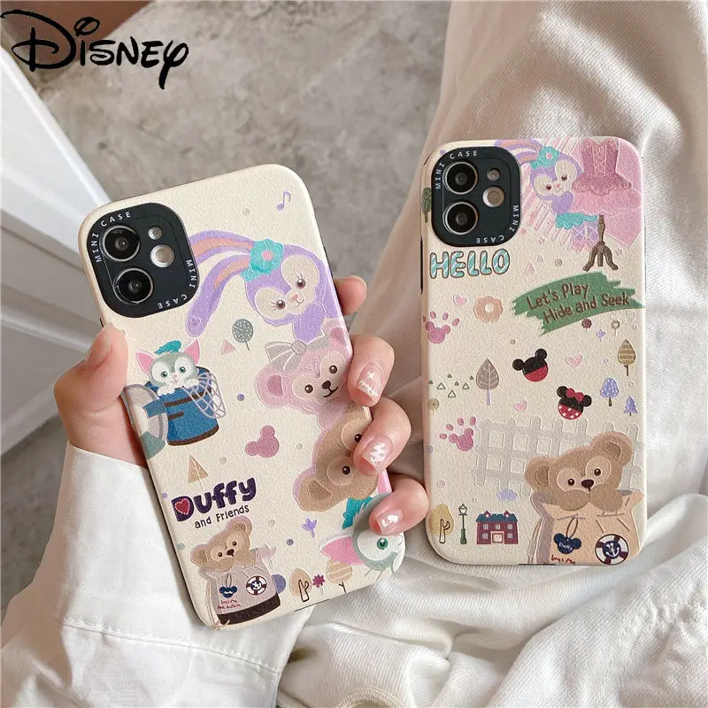 

Disney Duffy and Friends Cartoon Phone Case for iPhone12 12Pro 12Promax 11 Pro 11Promax Mini X XS MAX XR 7 8 Plus Cortex Cover