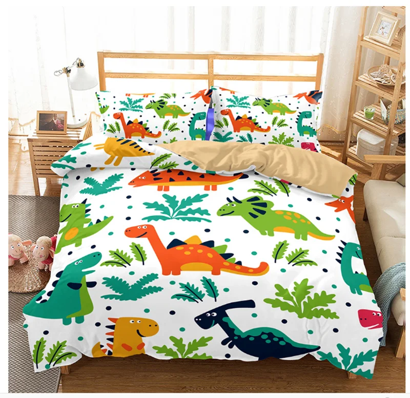 

3d dinosaur duvet cover pillowcase luxury animal bedding Duvet Cover Sets