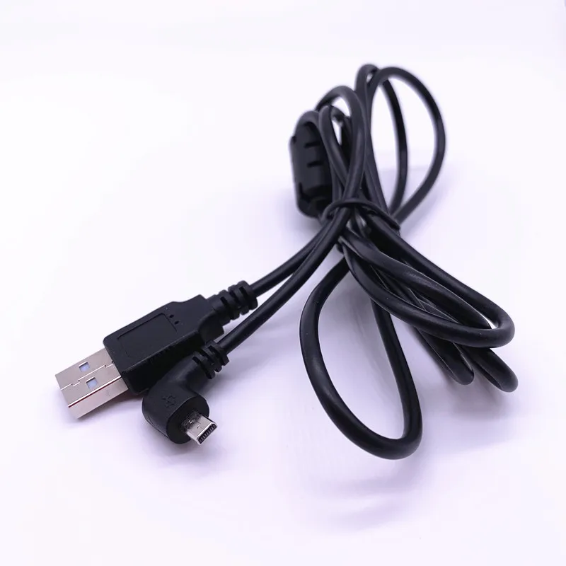 USB штекер к проводу 8 контактный левый Угловой 90 градусов кабель для передачи
