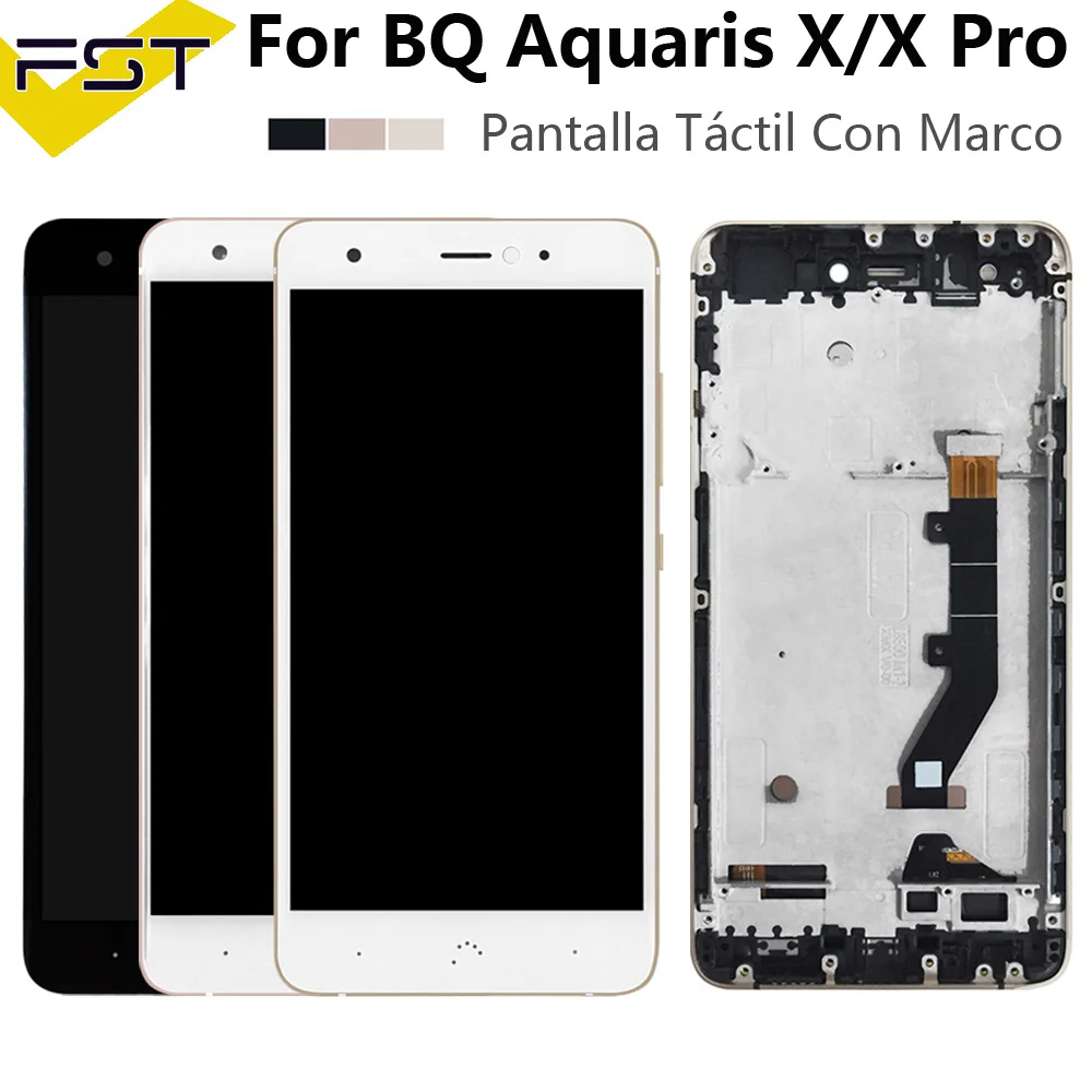 ЖК дисплей для BQ Aquaris X / Pro с рамкой Pro|Экраны мобильных телефонов| |