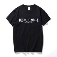 death note logo unisex t shirt summer top casual short sleeve t shirt camisetas hombre fashion clothes