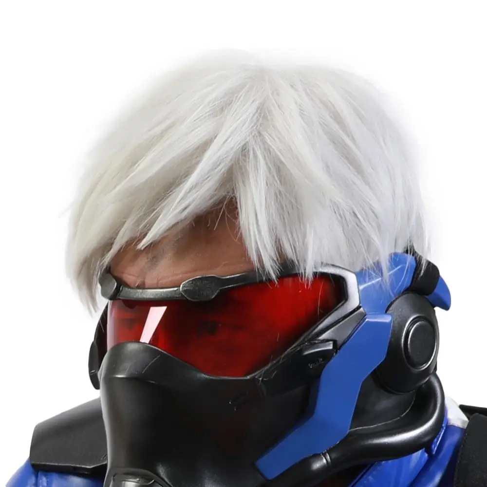 COSTHEME Overwatch Soldier 76 парик Официальный лицензированный костюм на Хэллоуин косплей
