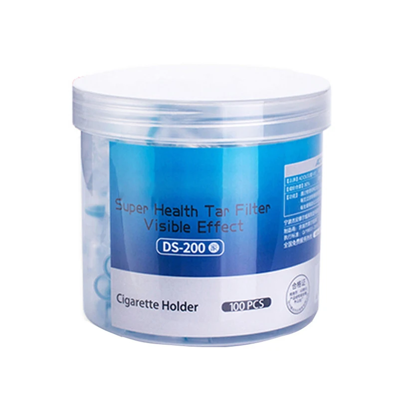100 шт. одноразовый пластиковый табачный сигаретный фильтр для курения снижение