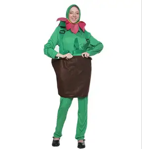 Stage props performance costume green plant flower pot Bonsai playing stage costume cosplay