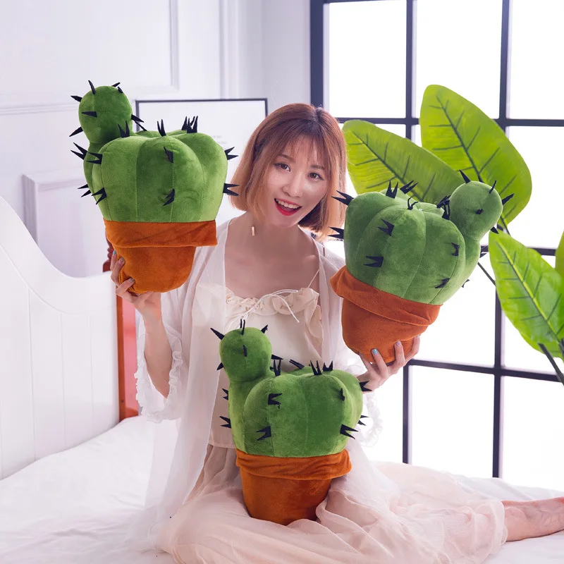 37 см милые декоративные кактусы мягкие плюшевые растения игрушки сказочный шар