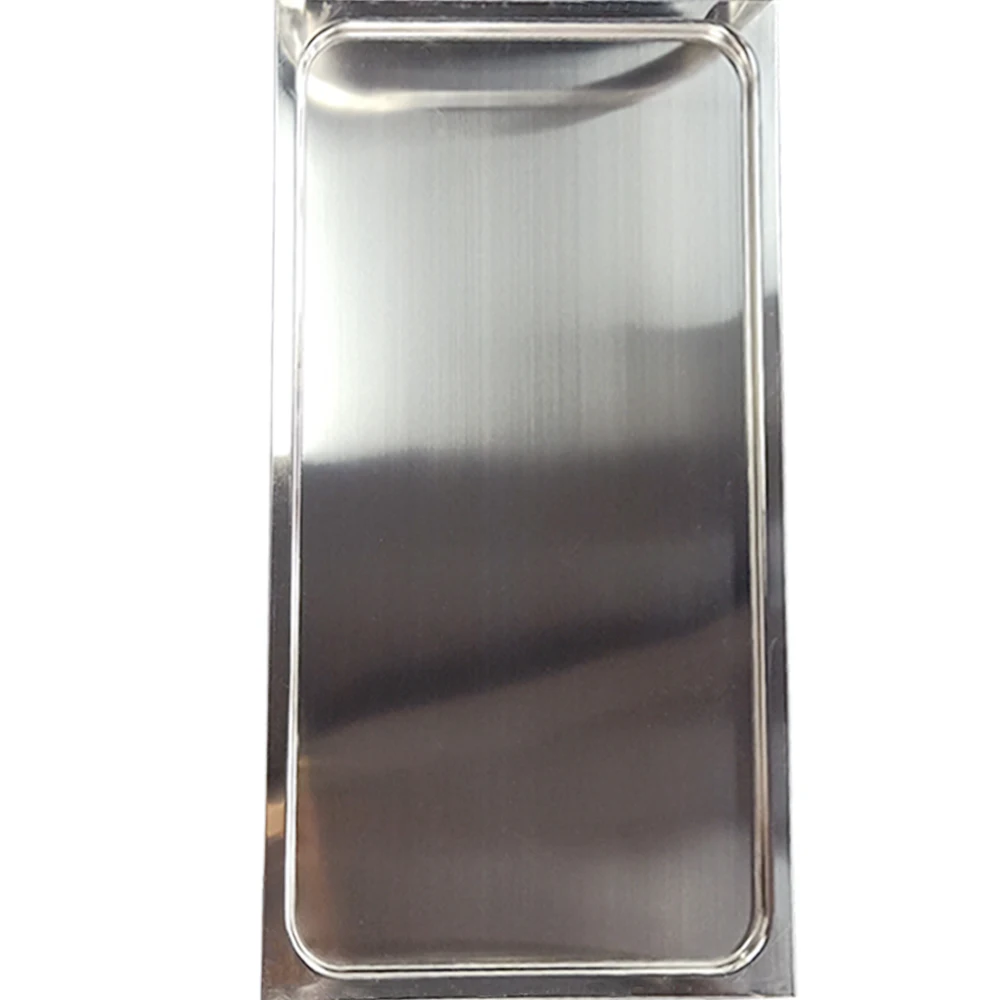 Тележка на колесиках 3 уровня 100 кг из нержавеющей стали | Мебель