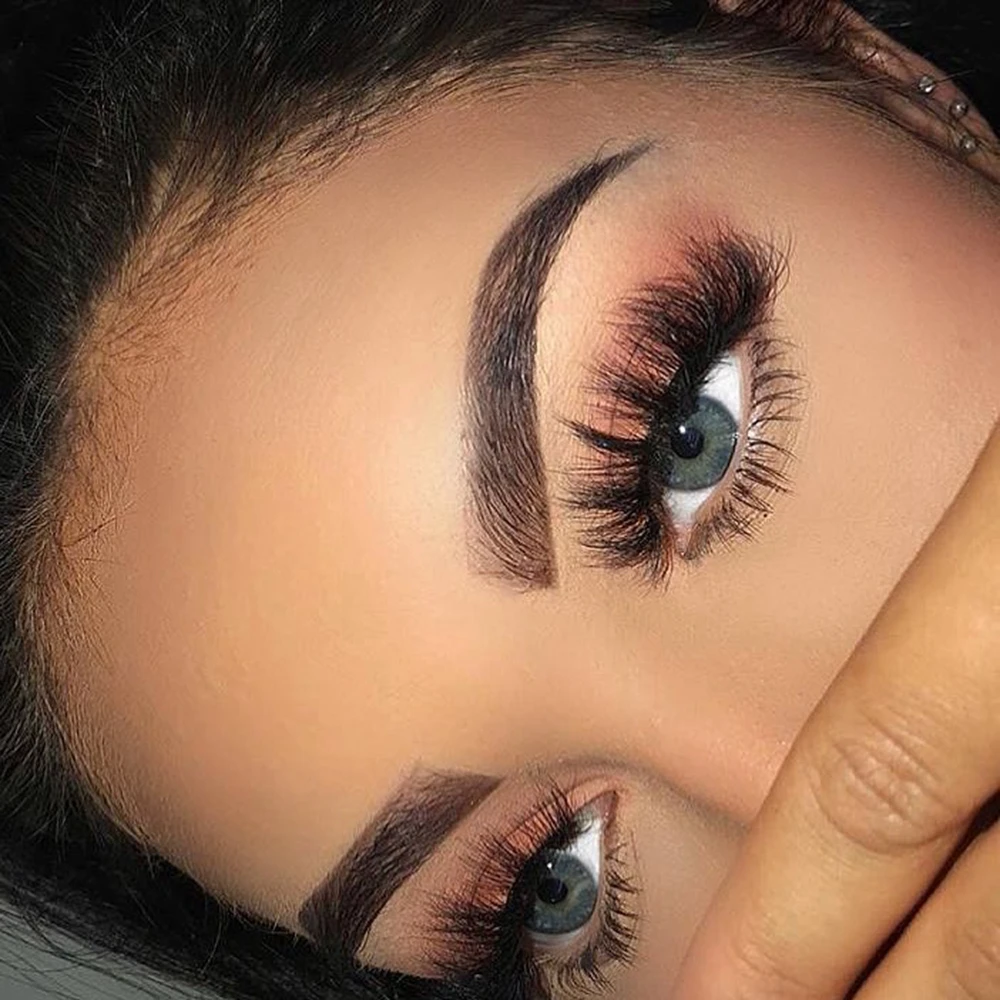 

5 Pairs 3D Faux Mink HairLashes Natural Long False Eyelashes Drama Fluffy Wispy Volume Criss-cross Handmade Eyelash MaKeup