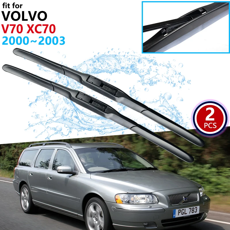 

Car Wiper Blade for Volvo V70 XC70 XCV 70 2000 2001 2002 2003 Front Window Windscreen Windshield Wipers Blades Car Accessories