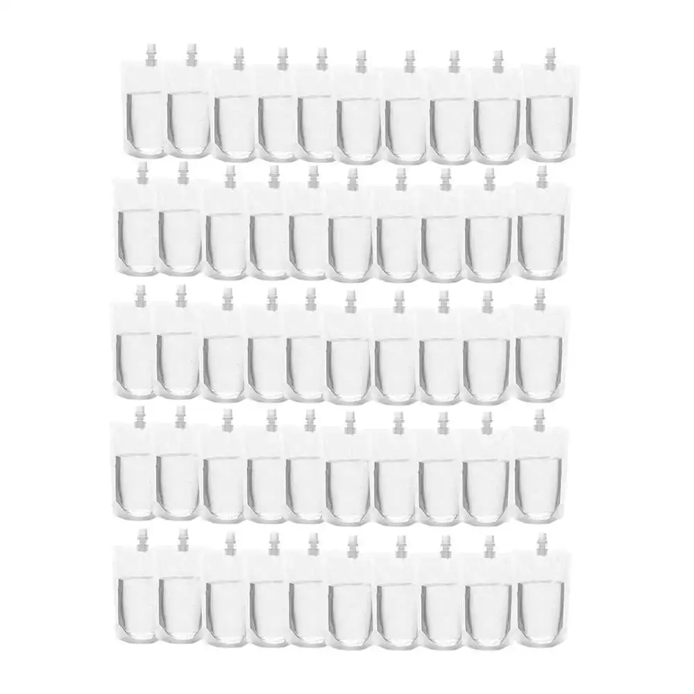 50 шт 300 мл мешок для напитков молоко стоячий с соплом одноразовые упаковка