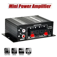 12v 400w stereo mini amplificador audio power amplifier fm hifi 2ch audio music player stereo audio amplifier for mic car home