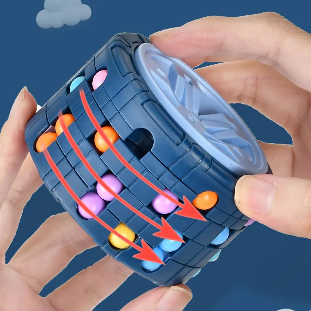 

Creative Kids EDC Focus Upgraded Magic Square Educational Finger Toys Infinite Cube Fingertip Toy Rotating Magic Bean