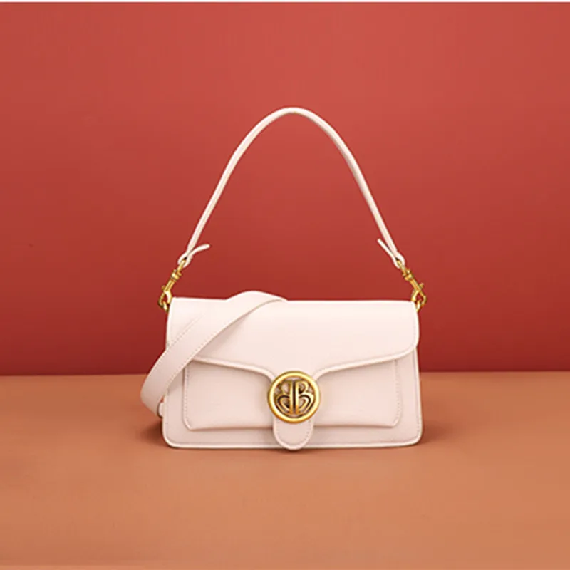 

2021 New Fashion Famous Luxury Brand Ladies High-quality Leather Flap All-match Retro Crossbody Shoulder Bag Sac De Luxe Femme