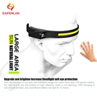 2021 новый стиль COB индукционный налобный фонарь силиконовый COB светодиодный налобный фонарь встроенный аккумулятор фонарик для езды на велосипеде USB Перезаряжаемый налобный фонарь