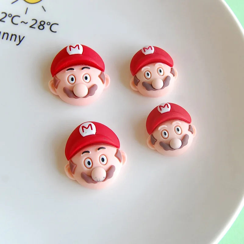 10 шт./лот кабошон из смолы с плоской задней поверхностью чехол для телефона