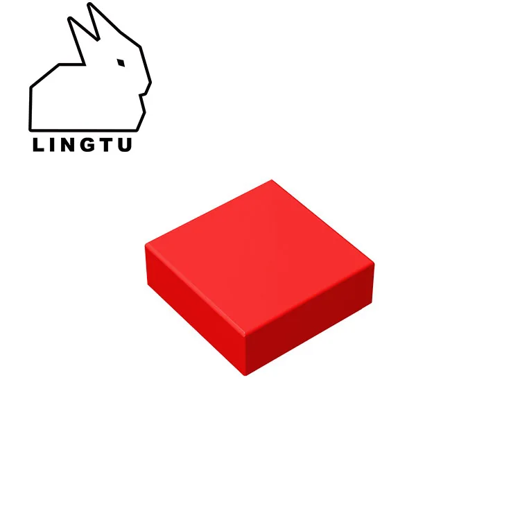 LINGTU строительный блок для бренда Fro Lego 3070 30039 1x1 плитка Развивающие детские
