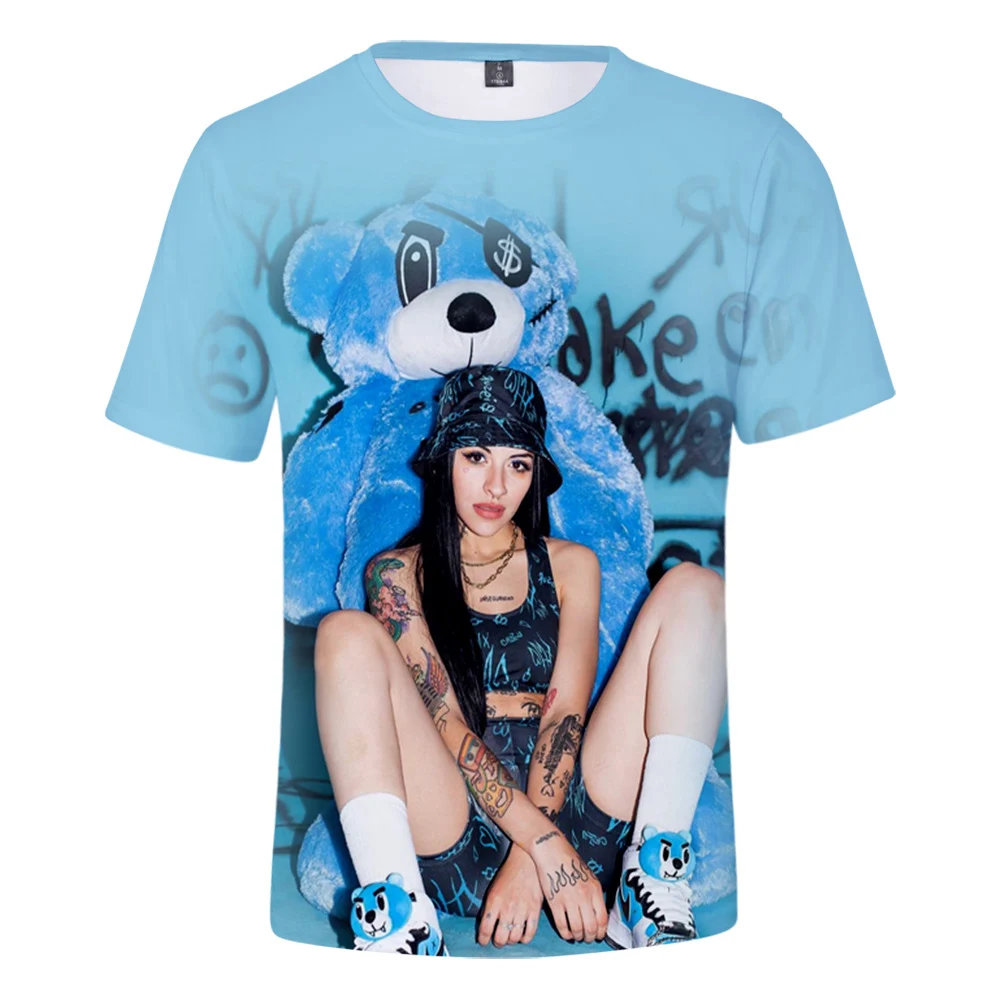 

Singer Cazzu New 3D Printed Fashion Summer Short Sleeve Hot Sale Trendy Harajuku Unisex T-shirts Streetwear Clothes high quality