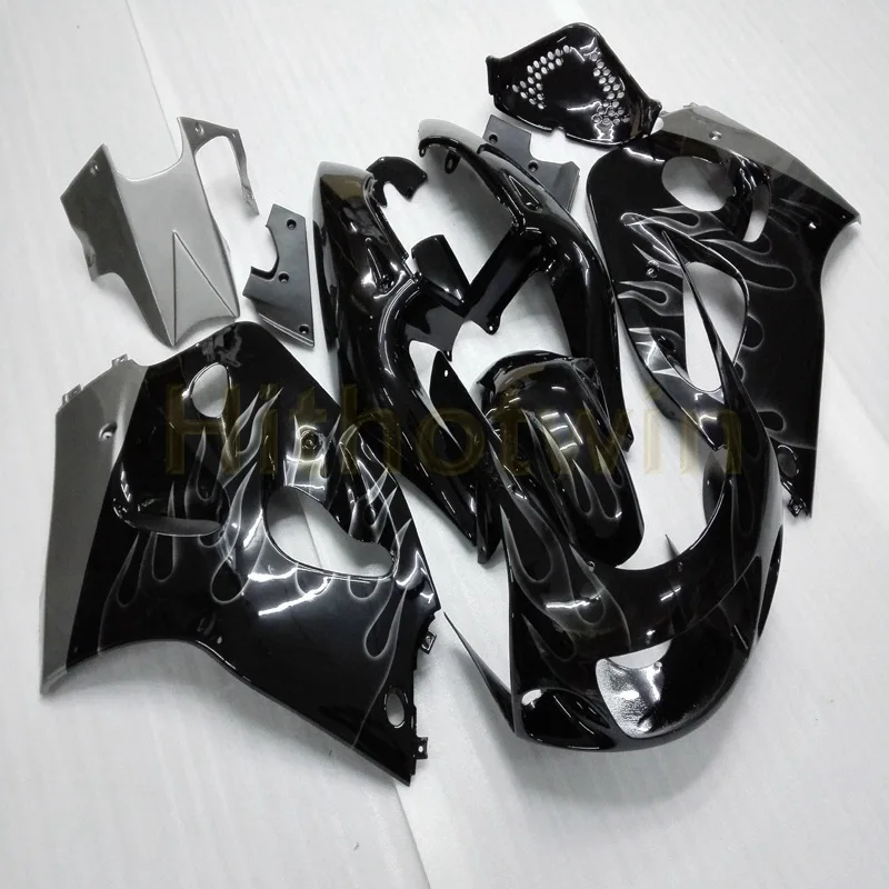 Custom motorcycle body kit for GSXR600/750 1996 1997 1998 1999 2000 GSX-R600 GSX-R750 ABS Fairings+Screws+red flames | Автомобили и