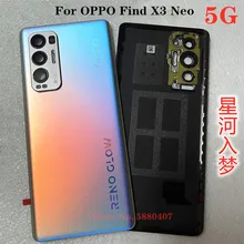 100% Original Back Cover For OPPO Find X3 Neo 5G Rear Battery Housing Door Case Panel Mobile Phone Case Shell