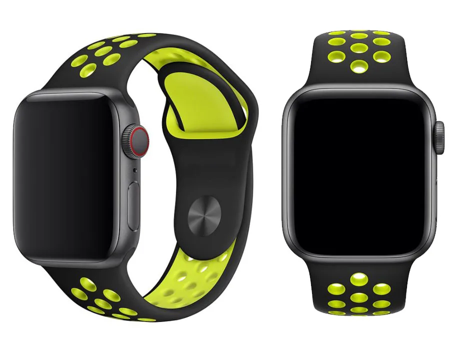 Силиконовый ремешок для apple watch 42 мм, 38 мм, версия, сменный ремешок для наручных часов iwatch, версия 4/3/2 apple watch band 44 мм 40 мм Браслет спортивный ремешок для часов