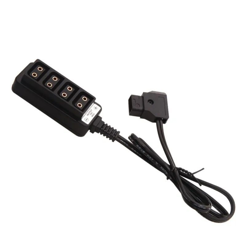

Home Electronic Accessories Male D-Tap Power Tap to 4 Female D-Tap P-Tap Hub Adapter for Photography Power