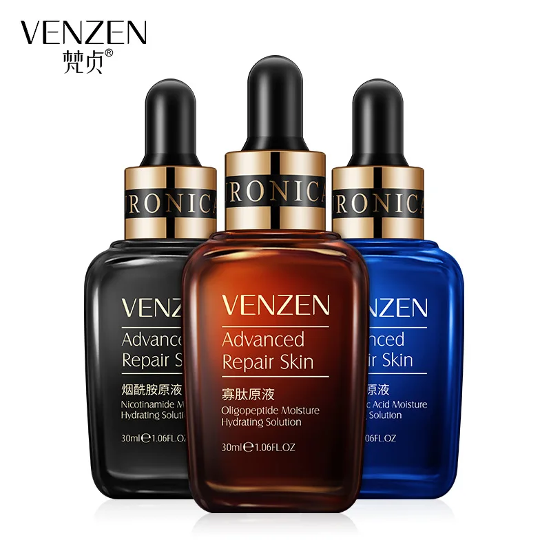 

New VENZEN Anti Wrinkle Serum Hyaluronic Acid Facial Essence Moisturizing Hydrating Brighten Skin Acne Treatment Whitening