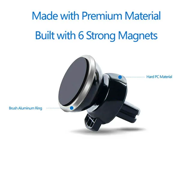 Автомобильный держатель для телефона магнитный мобильного кронштейн вентиляции