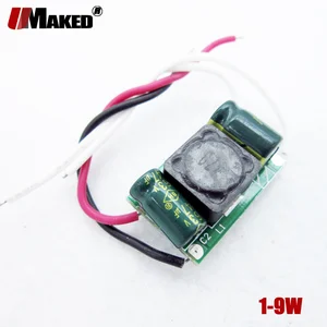 Светодиодный драйвер, 5 шт., ACDC12V24V 300mA 1-3x1W 1-7x1W 4-9x1W 3x3W внутри печатной платы, светодиодный светильник, ing трансформатор для светодиодных ламп