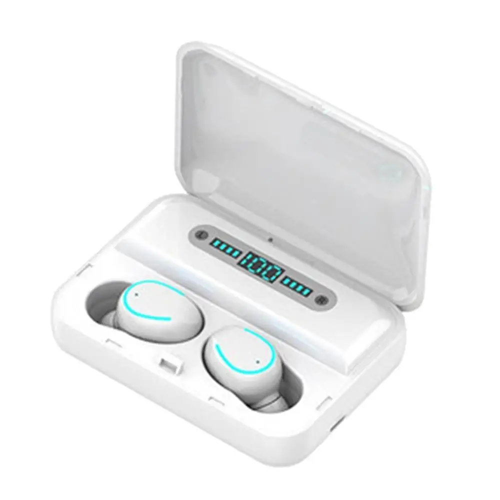 Водонепроницаемые наушники вкладыши TWS с микрофоном Bluetooth 5 0 беспроводные чехол