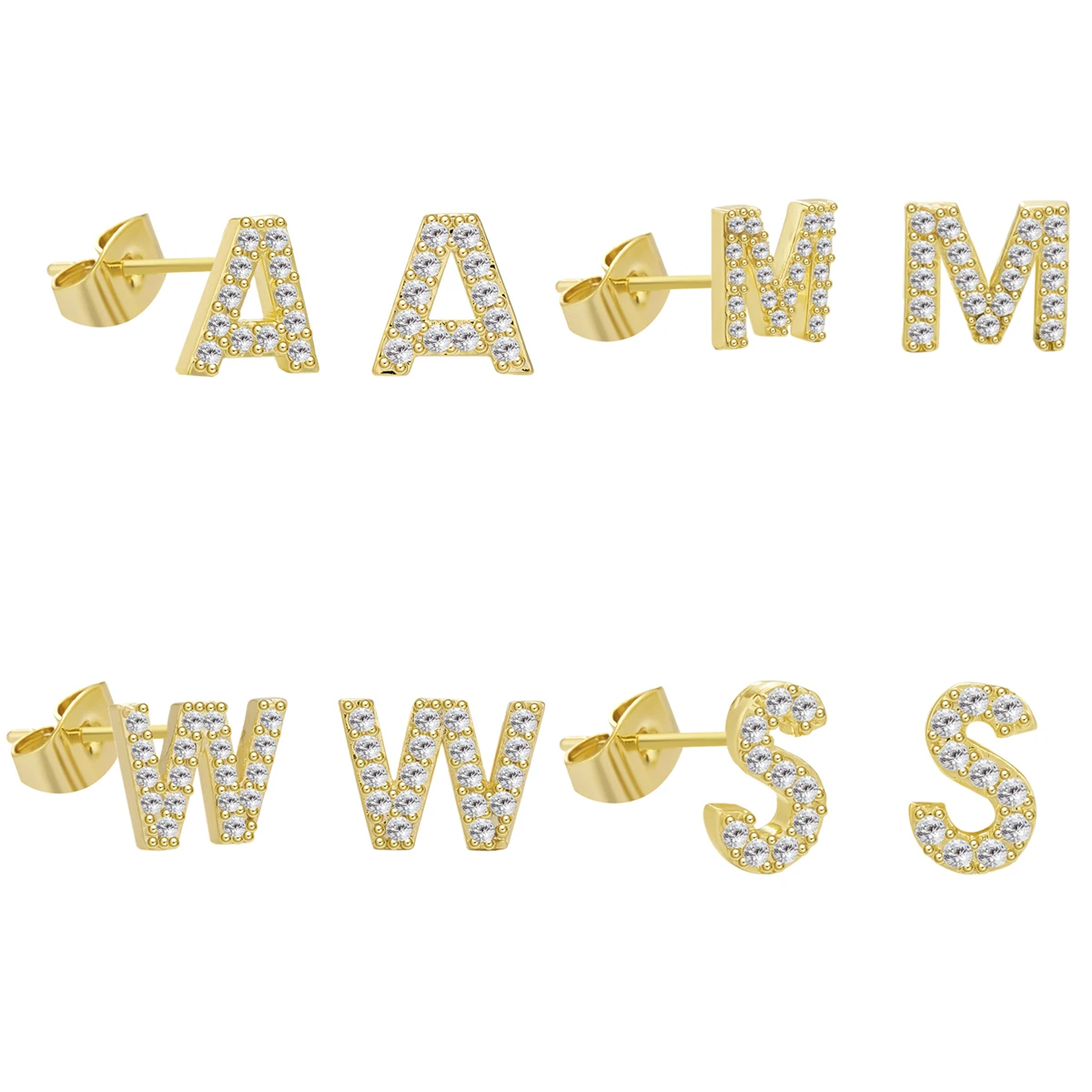 Женские серьги гвоздики с цирконием класса ААА роскошные украшения для пирсинга