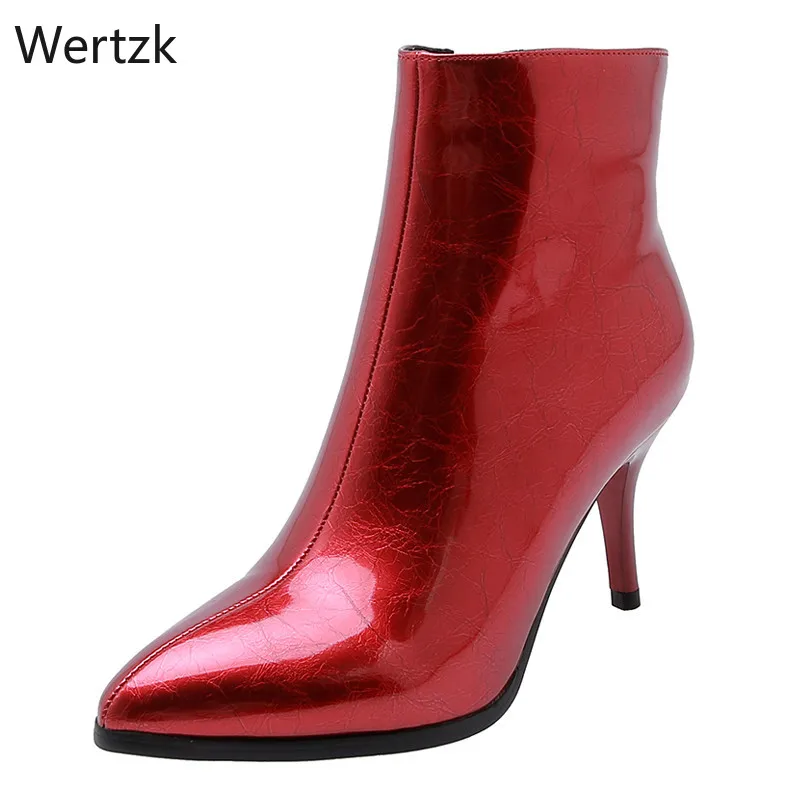 Новые стильные ботинки martin на высоком каблуке с острым носком сезон осень зима