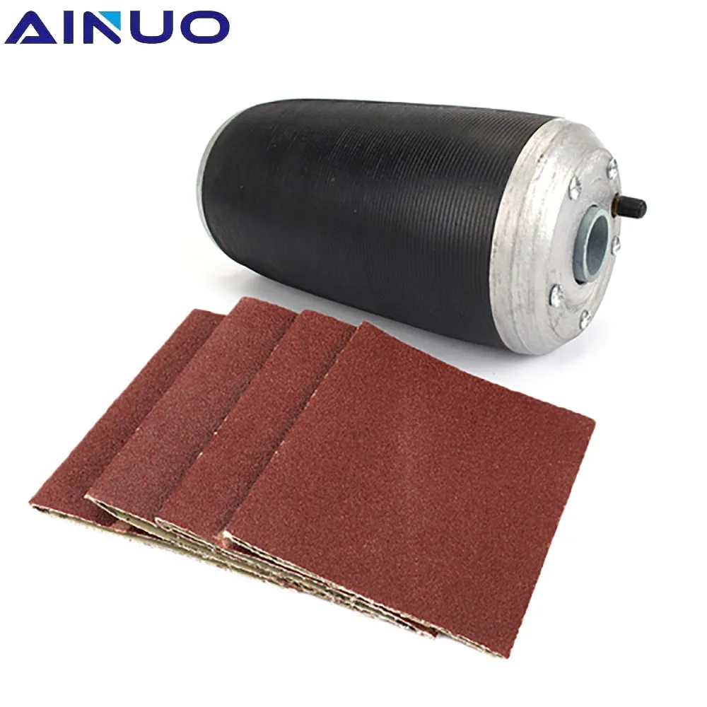 4 &quotx 9&quot пневматический шлифовальный барабан Резиновый рукав для Алюминий