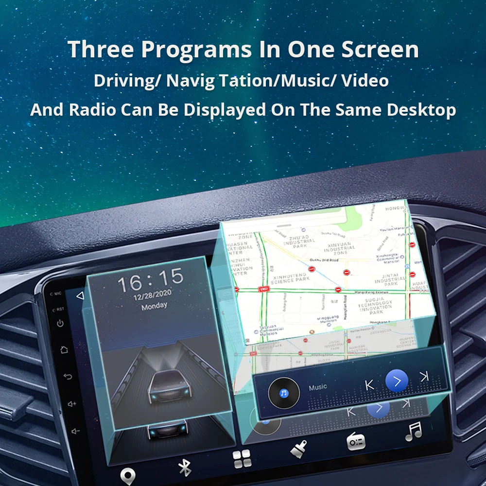 Автомагнитола Tiebro 2DIN Android 10 Mitsubishi Mirage Attrage 2012-2018 автомобильный стереоприемник 6G +