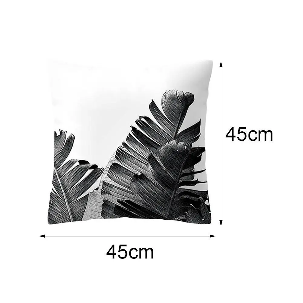 

Nordic plant leafPillowcase Decorative Sofa Cushion Case Bed Pillow Cover Home Decor Car Cushion Cover Pillow Case 45*45cm