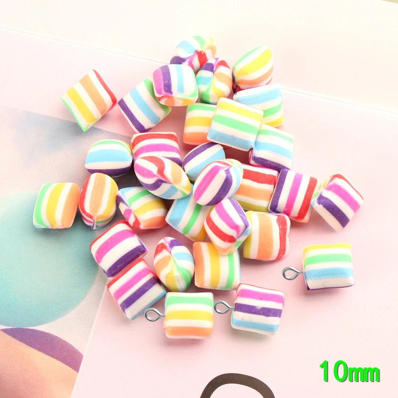10 шт. мм подвески из мягкой керамической полимерной глины в виде сладких сахарных