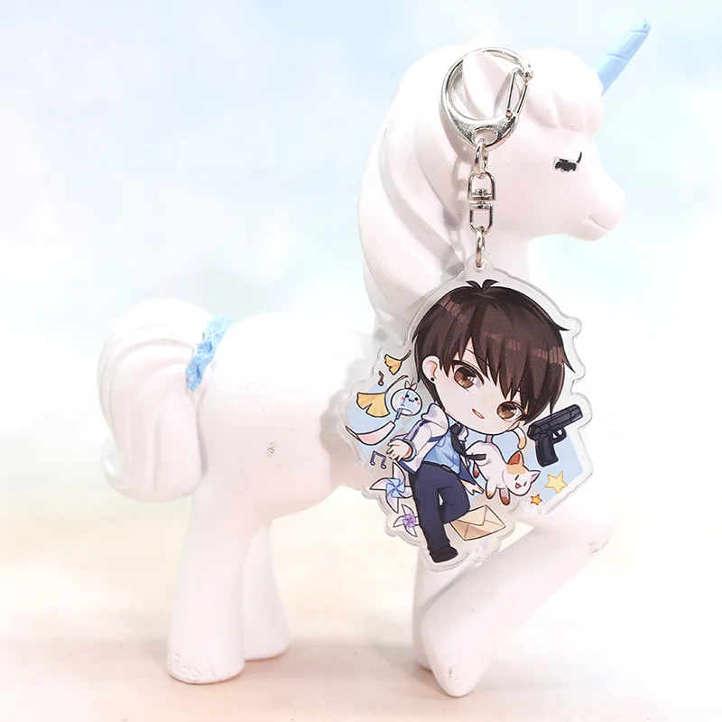 

Love and Producer Animation Surrounding Acrylic Key Chain Bag Pendant