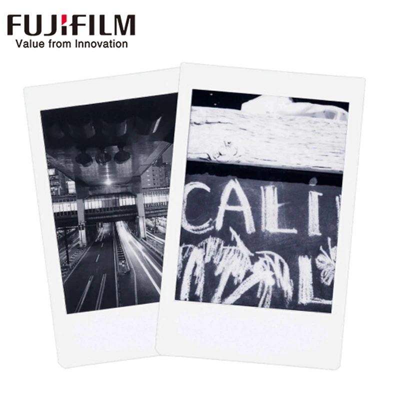 10 листов Fujifilm Fuji Instax Mini черно белая монохромная пленка для мгновенной камеры 8 70 7s