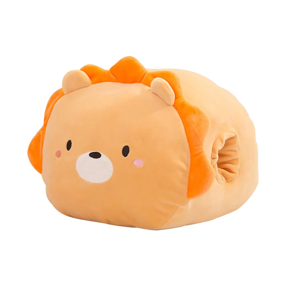 Зимняя плюшевая грелка для рук теплые мягкие животные подушка мультяшная милый