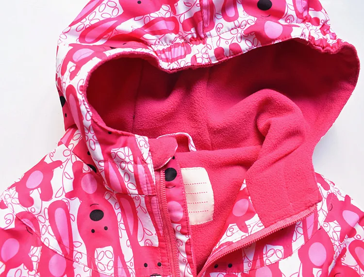 New sprig autumn child kid clothes baby boys girls windproof waterproof jackets double-deck polar fleece coats | Детская одежда и