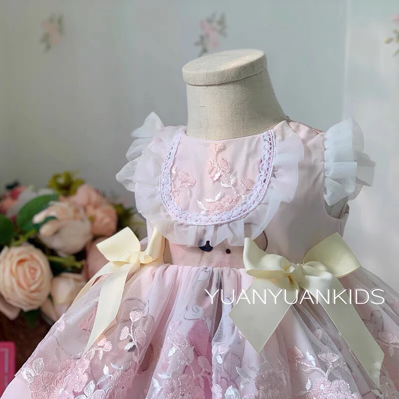 

Summer New Lolita Spanish Princess Dress Turkish Dress Flower Girl Dresses Kids Dresses for Girls Party Birthday Wedding Dress
