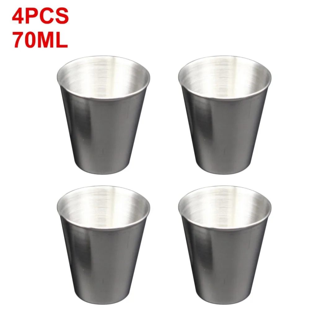 70 мл портативный размер кожаный чехол для походные стаканы кружка бутылка воды