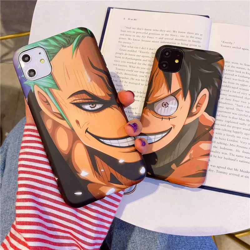 Мягкий силиконовый чехол IMD с изображением обезьяны D Luffy Roronoa Zoro для iphone 6 S 11 Pro 7 plus