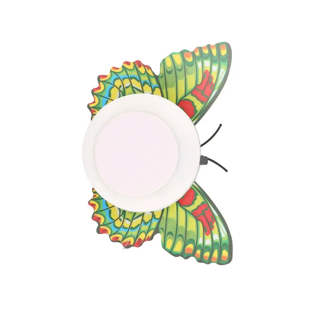 Colorful Changing Butterfly Led Night Light Lamp Home Room Wedding Party Desk Wall Decor With Suction Cup Children Gifts | Дом и сад