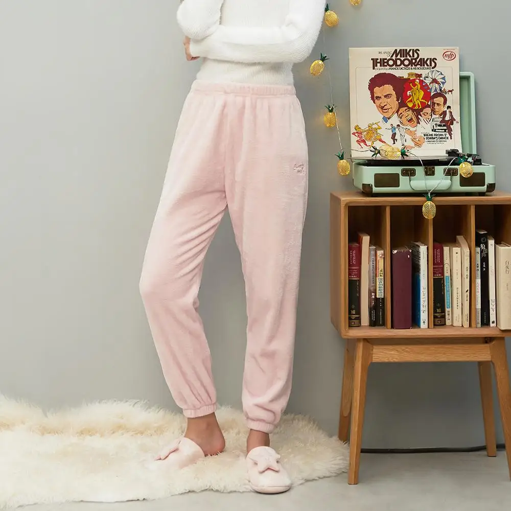 THREEGUN женские Пижамные шорты укороченные штаны полной длины кружевные Хлопковые