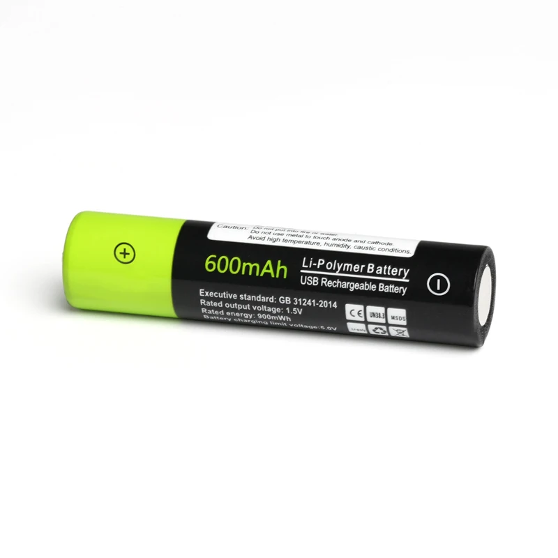 4 шт. перезаряжаемые литий-полимерные батарейки 1 5 в 600 мАч | Электроника