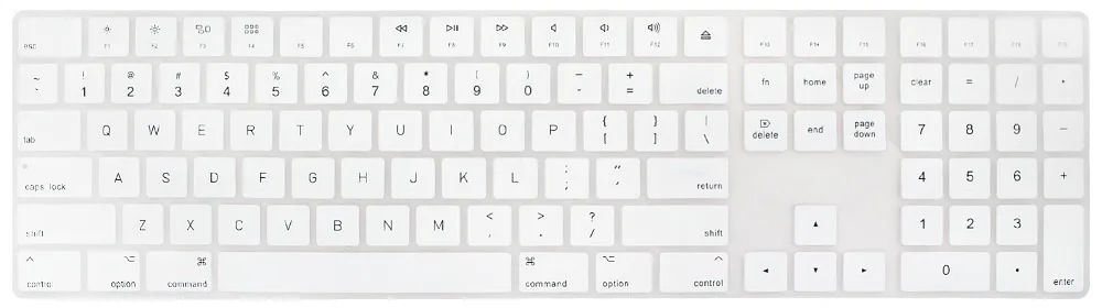 Для Клавиатура Apple Magic A1843 с цифровая клавиатура версия Английский США покрытие для клавиатуры мульт