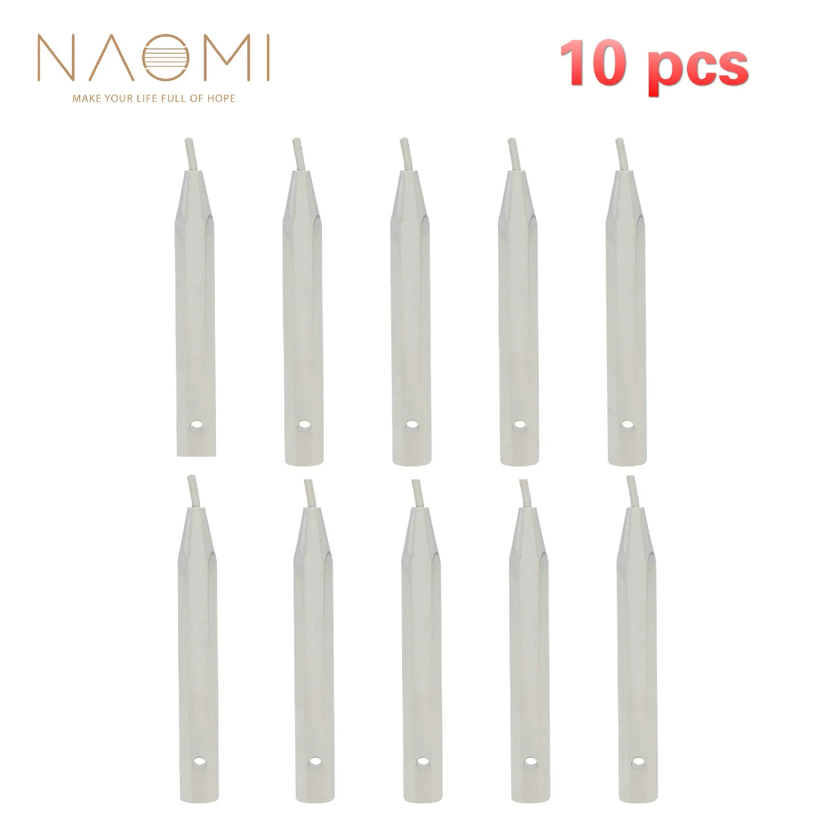

NAOMI 10pcs Violin Chin Rest Shaft Screwdriver Screw Wrench Tool White Violin Parts & Accessories New
