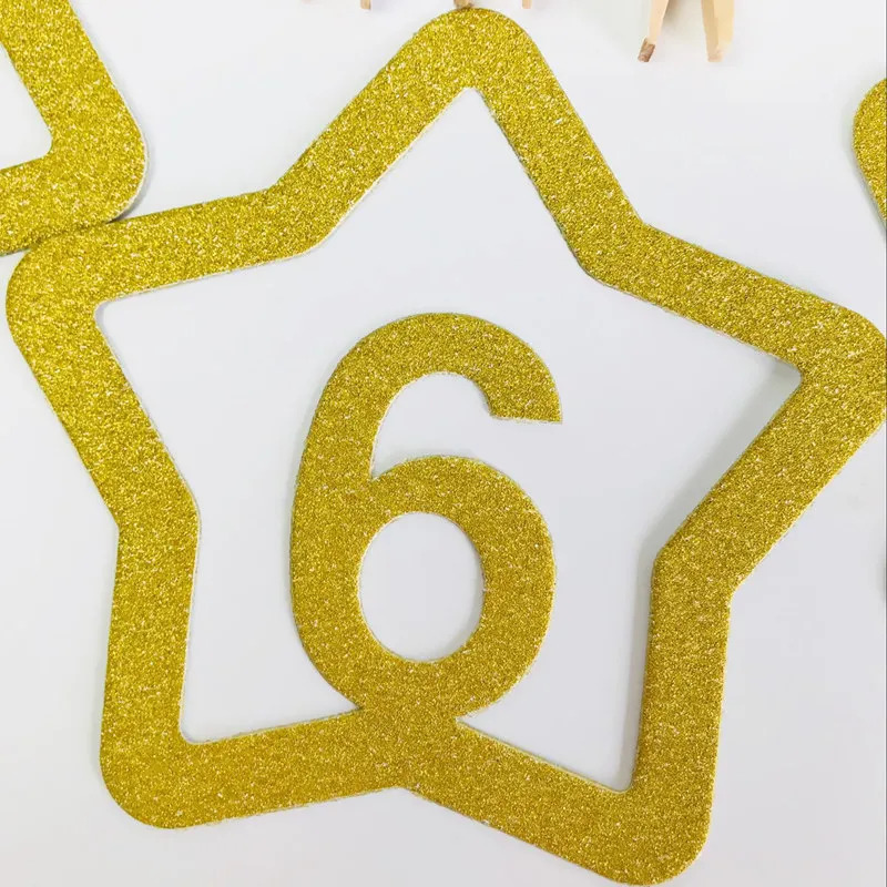 

Gold One Birthday Party Decor Baby 1-12 months Growth Photo Show Party Decor Girl Boy First 1st Birthday Baby Shower Supply