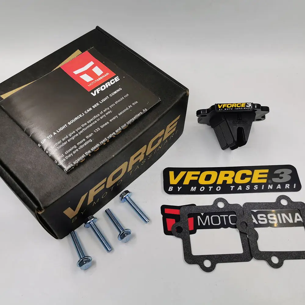 

For YAMAHA JOG 50 CY50 VFORCE 3 Carbon Fiber Engine Intake Reed Cage 352B